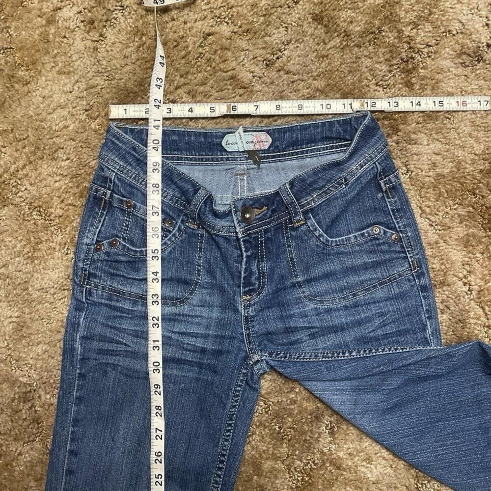 Boom Boom Jean Low Rise Y2K 2000s Style Jean Size 1 - Picture 7 of 8